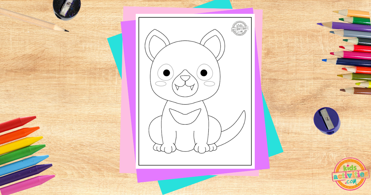 Free Printable Tasmanian Devil Coloring Page