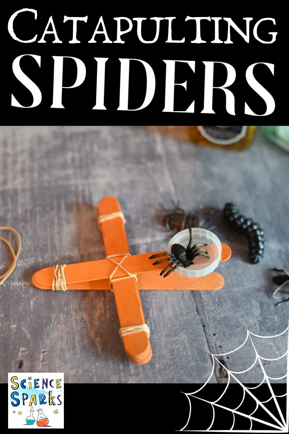 Catapulting Spiders- Halloween STEM Challenge