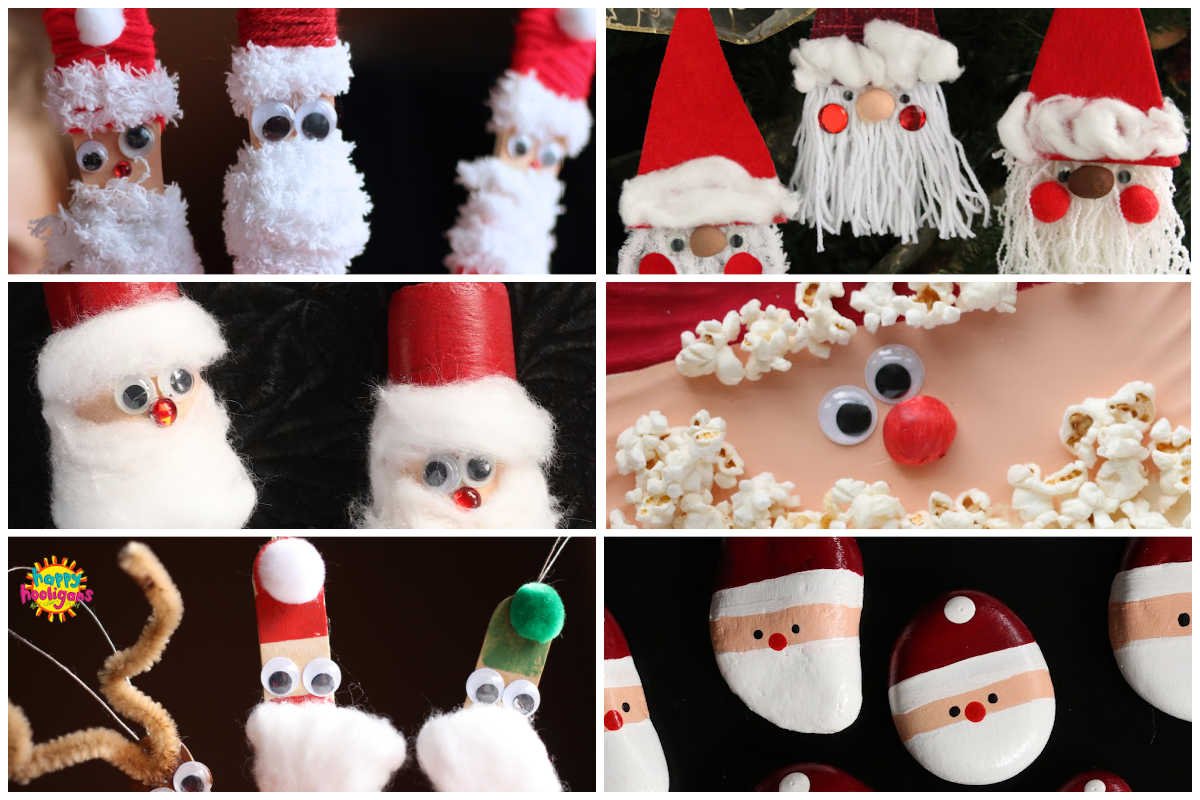 Santa Crafts for Kids – Happy Hooligans