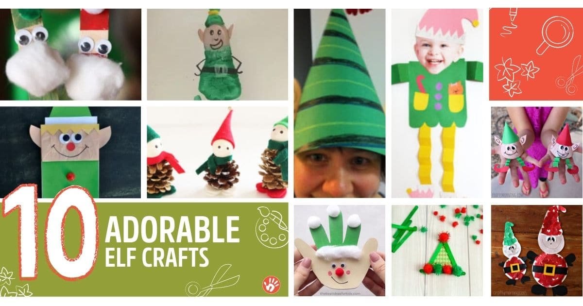 10 Cute and Simple Elf Crafts To Boost Holiday Spirit