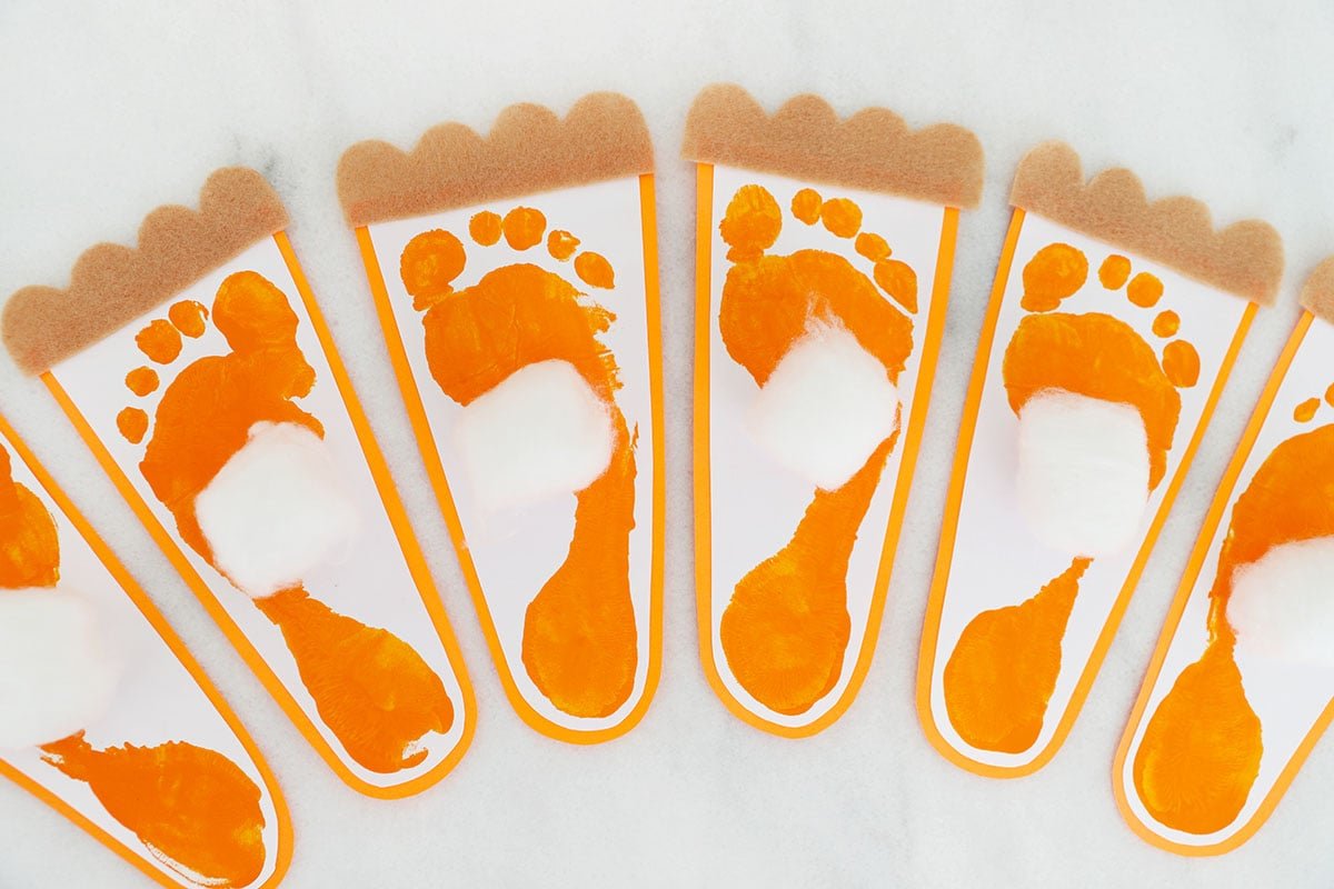  Pumpkin Pie Footprint – The Best Ideas for Kids