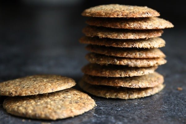 Sesame and Flax Seed Cookies