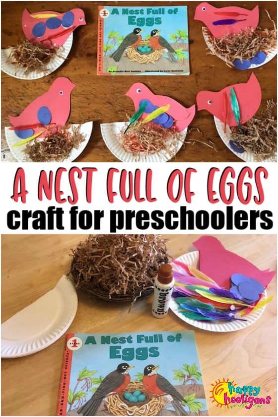 Nest and Egg Craft for Preschoolers