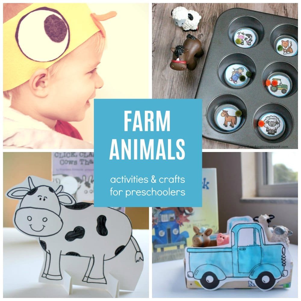 10 Adorable Farm Animals Themed Activities for Preschoolers