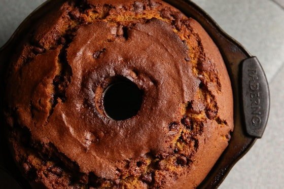 Easy Pumpkin Chocolate Chip Bundt Cake