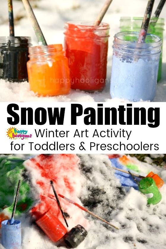 Snow Painting Activity – Outdoor Winter Art for Kids