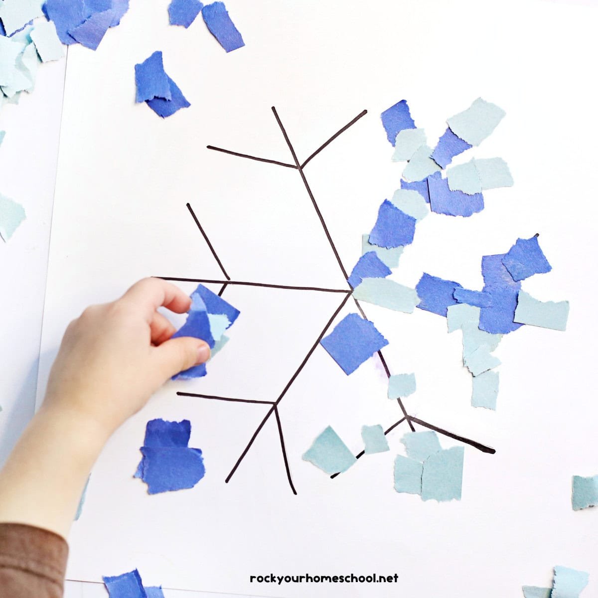 Torn Paper Snowflake Craft: How To Enjoy For Easy Winter Fun