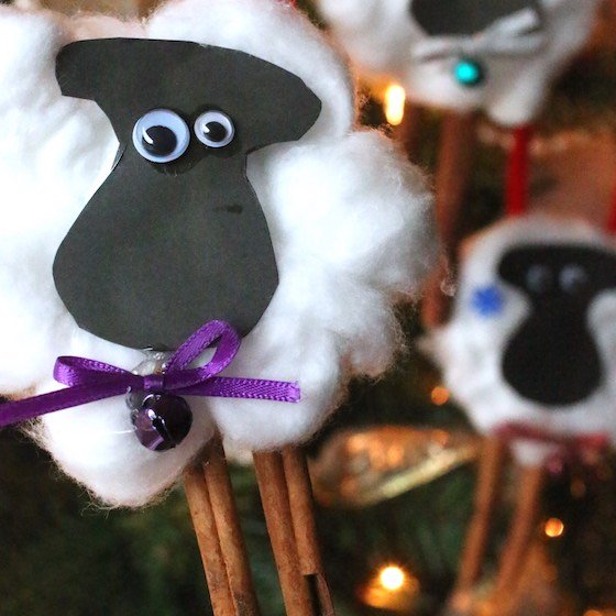 Adorable Sheep Ornament and Craft for Kids