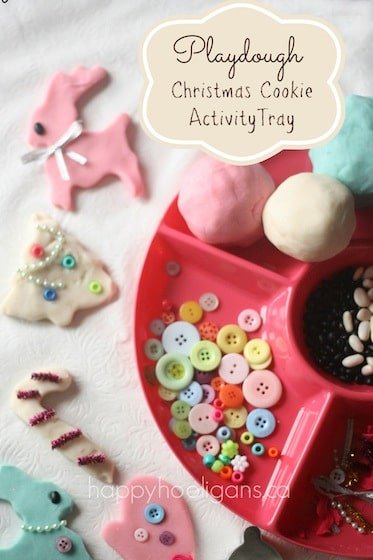 Christmas Cookie Play Dough Activity for Toddlers and Preschoolers