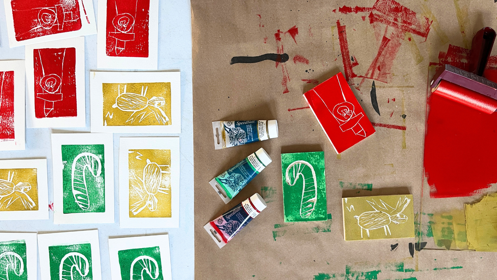 How to Make DIY Stamps for Holiday Cards