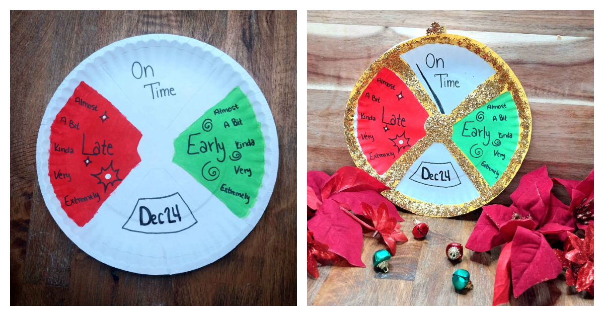 Paper Plate Polar Express Craft For Kids