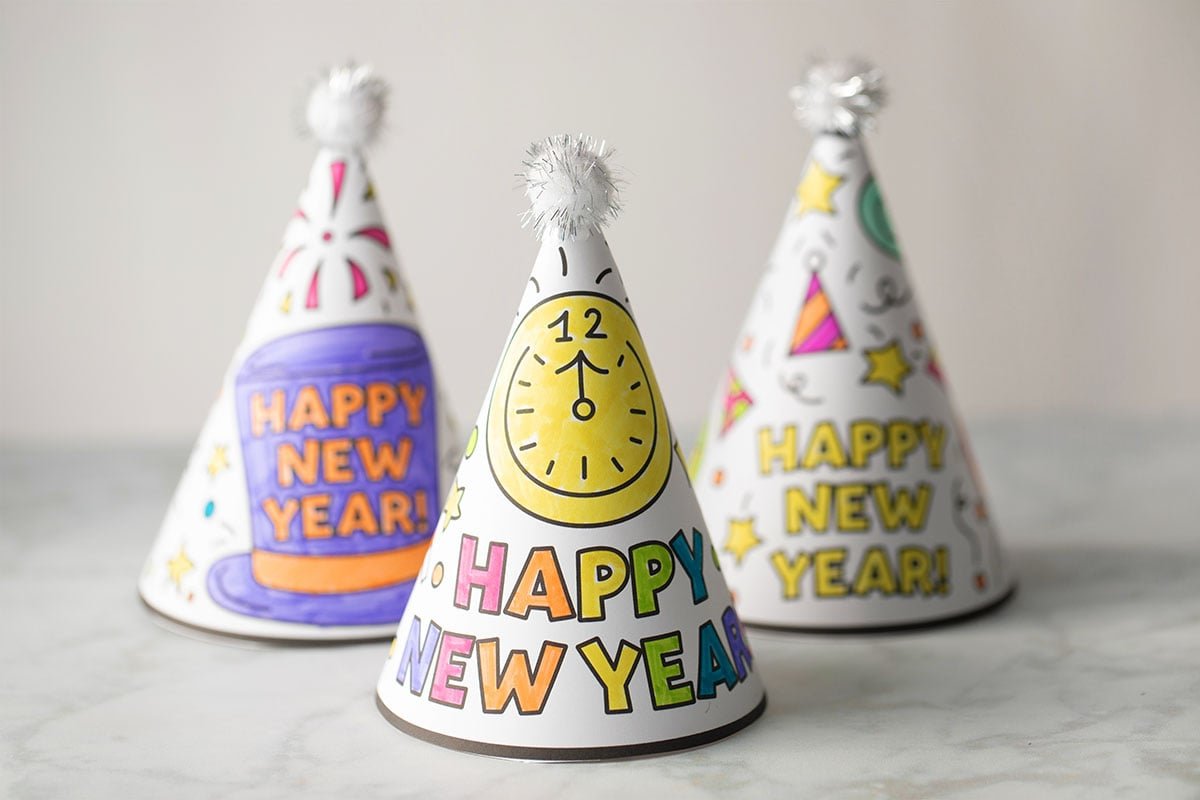 Printable New Years Hat – The Best Ideas for Kids