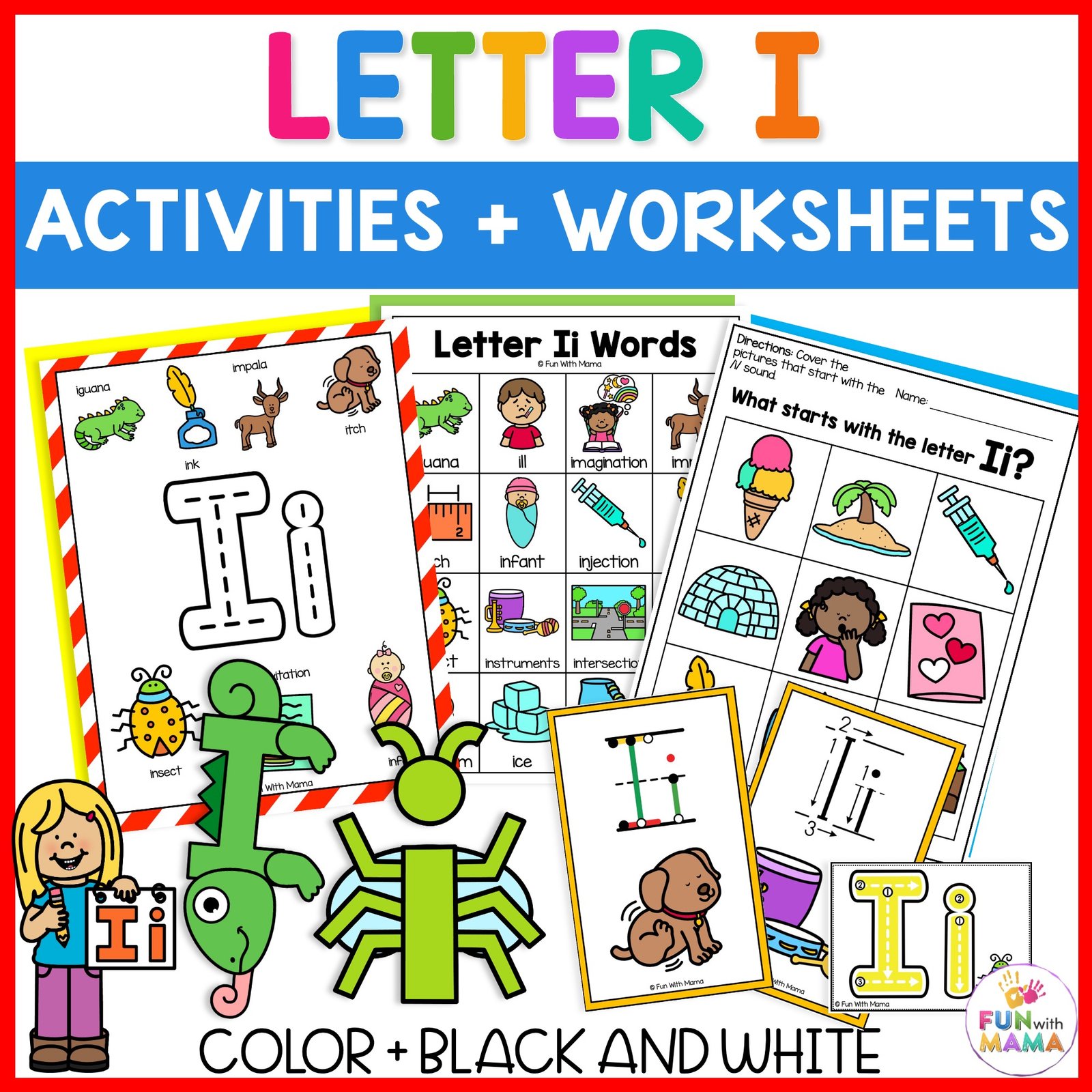 30+ Letter I Activities – Fun with Mama