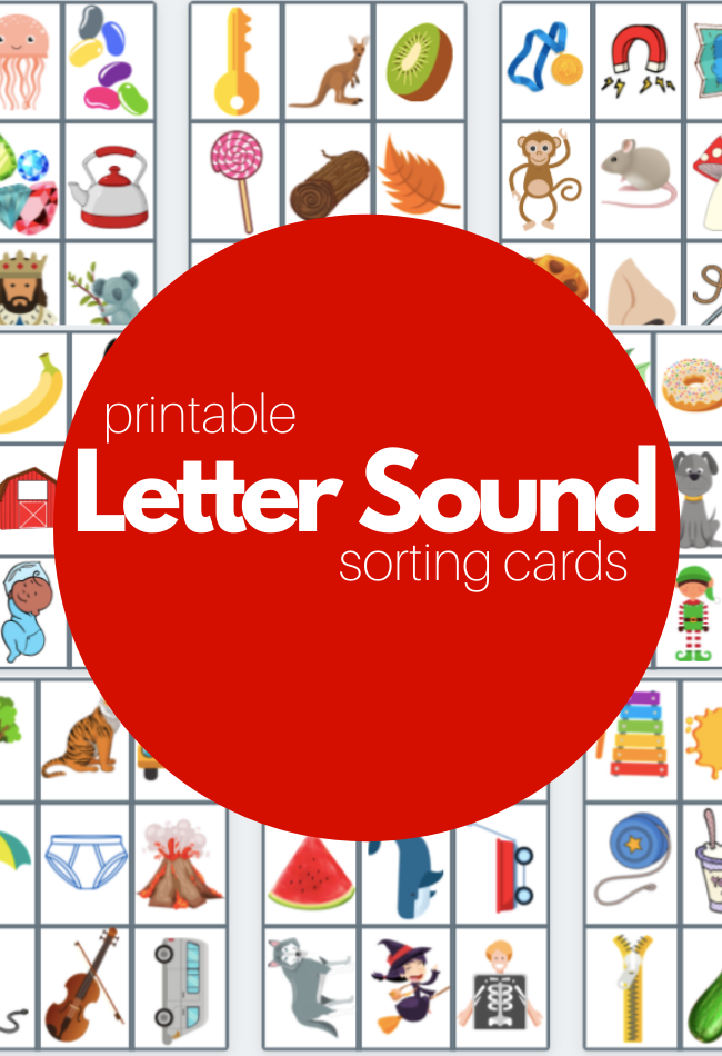 Letter Sound Sorting Cards – No Time For Flash Cards