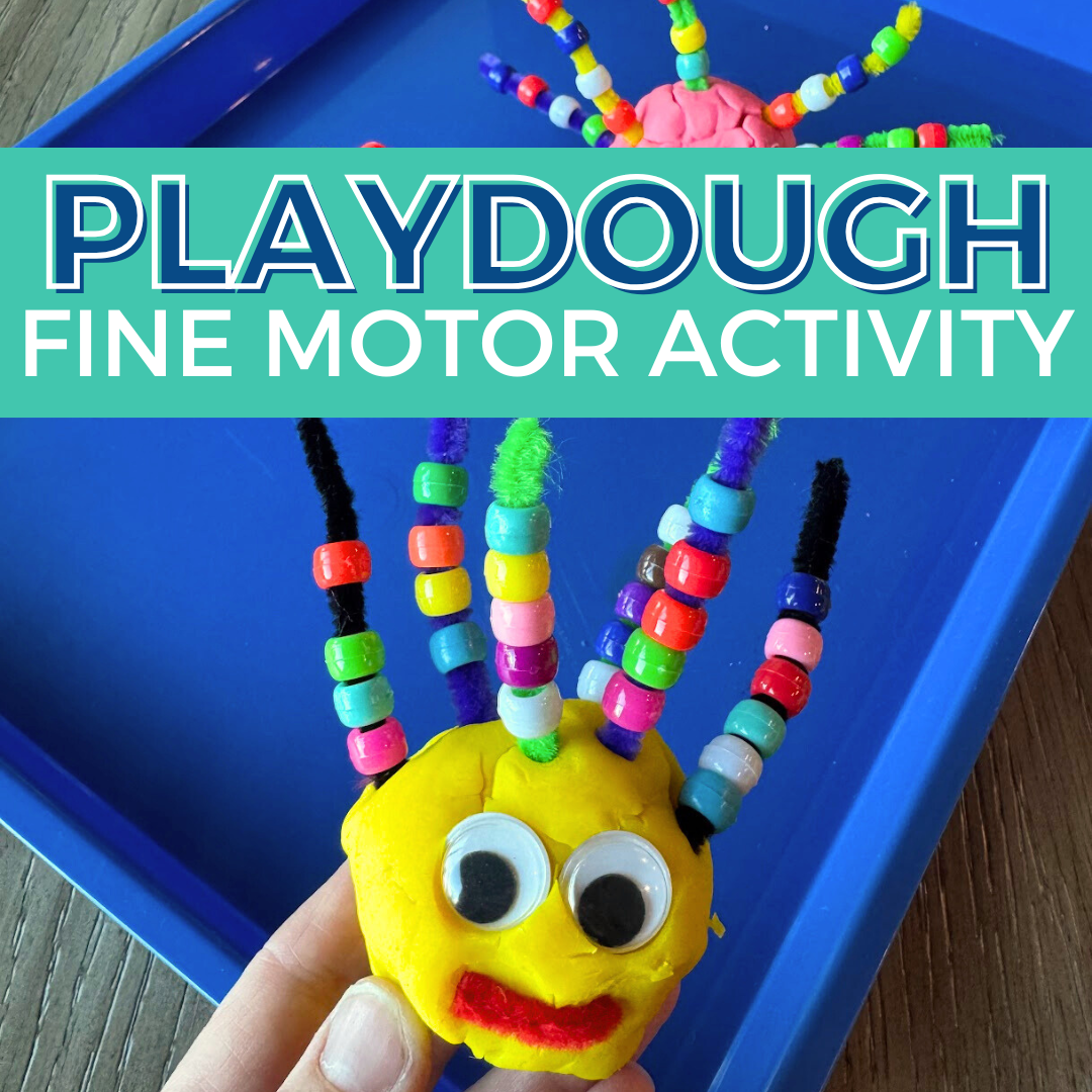 Playdough Fine Motor Activity – Toddler Approved